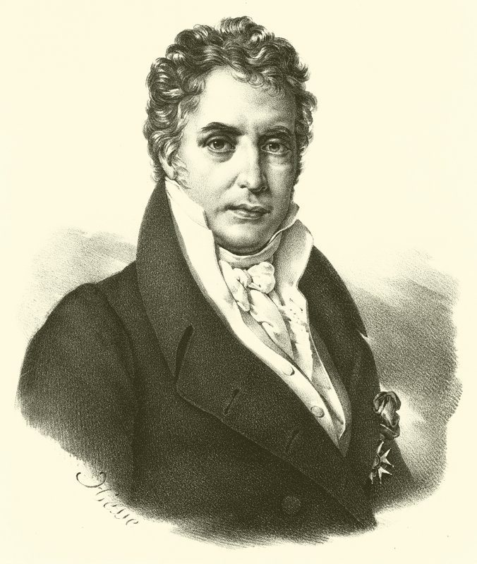 Jacques-Louis David, portre (gravür) by French School