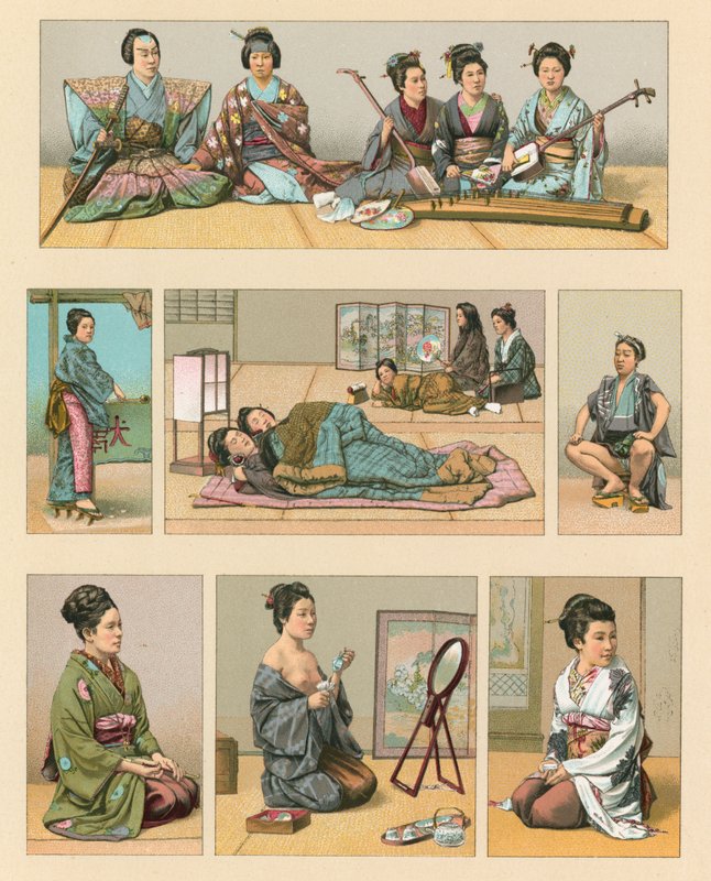Japonya Kostüm by French School
