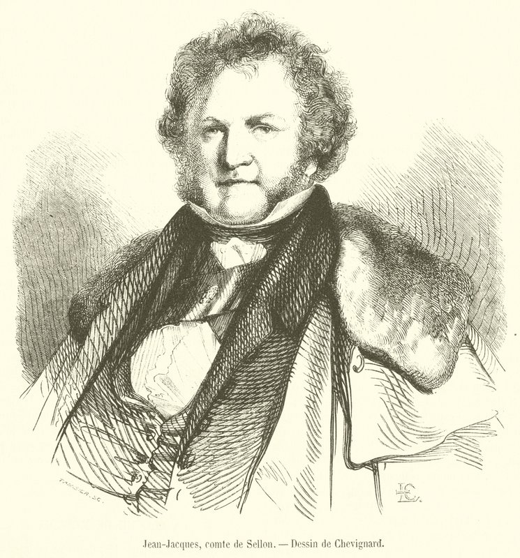 Jean-Jacques, Sellon Kontu (gravür) by French School