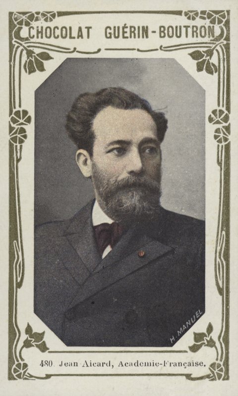 Jean Aicard, Academie-Francaise (renkli fotoğraf) by French School