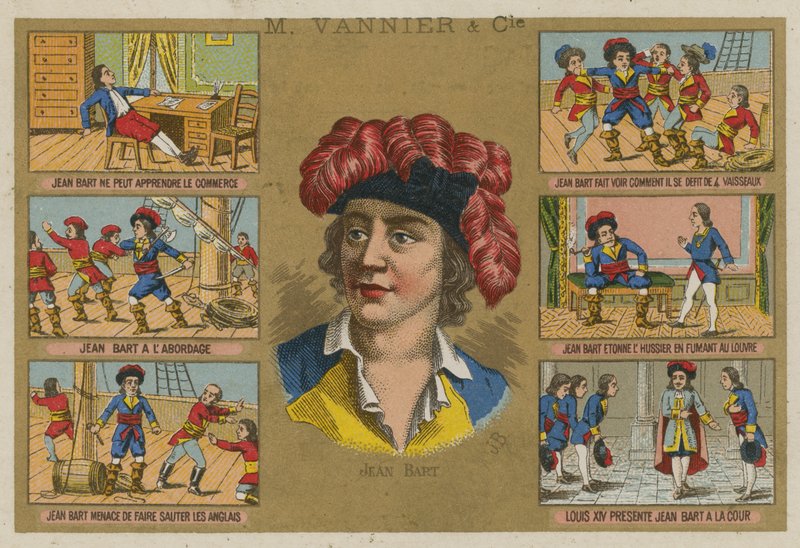 Jean Bart, Fransız deniz komutanı ve korsan by French School