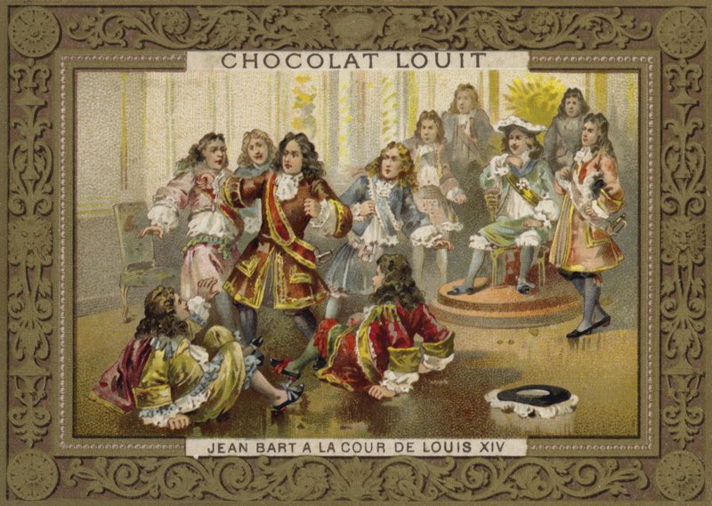 Jean Bart, Louis XIV mahkemesinde by French School