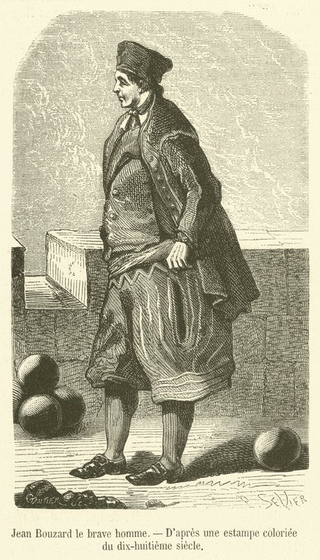 Cesur adam Jean Bouzard (gravür) by French School