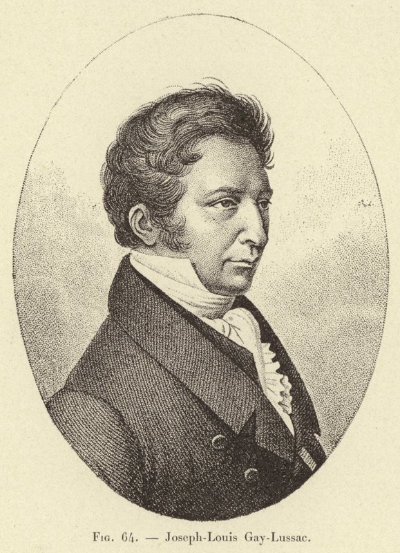 Joseph-Louis Gay-Lussac (gravür) by French School