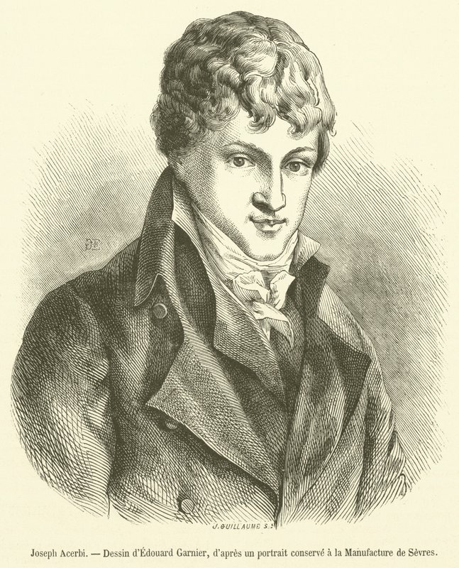 Joseph Acerbi (gravür) by French School