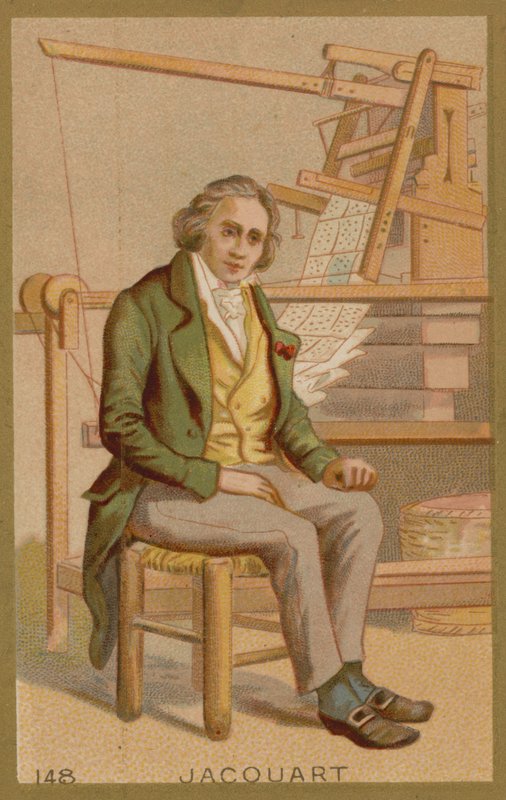 Joseph Marie Jacquard, Fransız dokumacı ve tüccar by French School