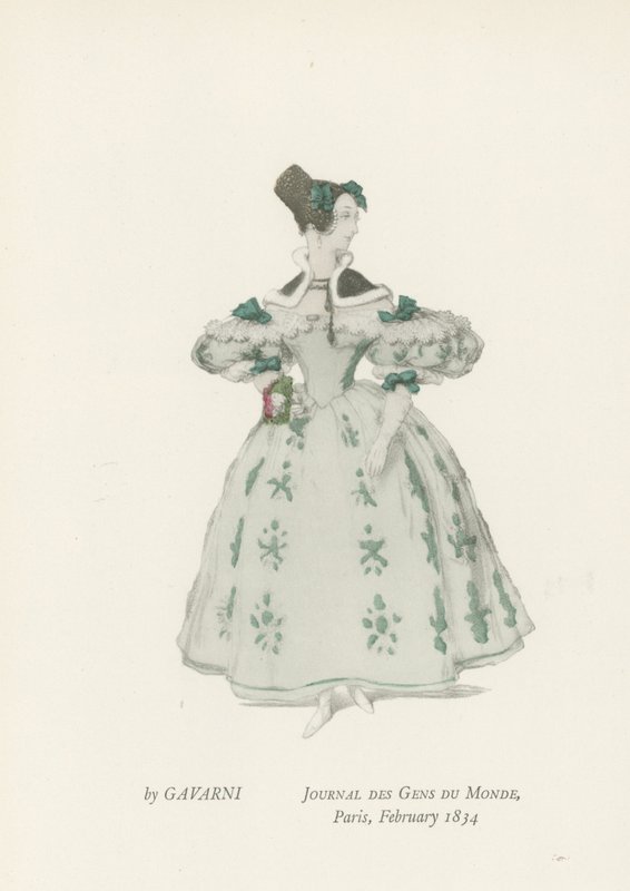 Journal des Gens du Monde, Paris, Şubat 1834 by French School