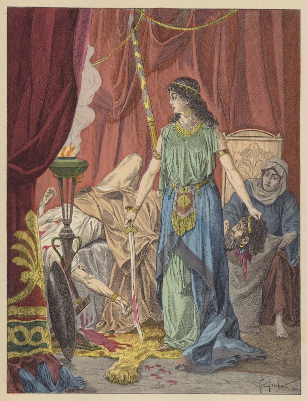 Judith ve Holofernes by French School