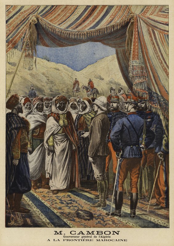 Jules Cambon, Cezayir Fransız Genel Valisi, Fas sınırında, 1897 by French School