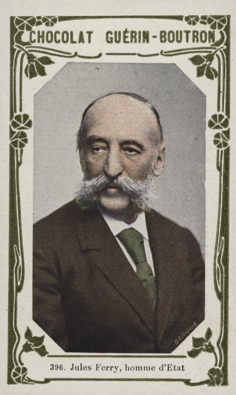 Jules Ferry, devlet adamı (renkli fotoğraf) by French School