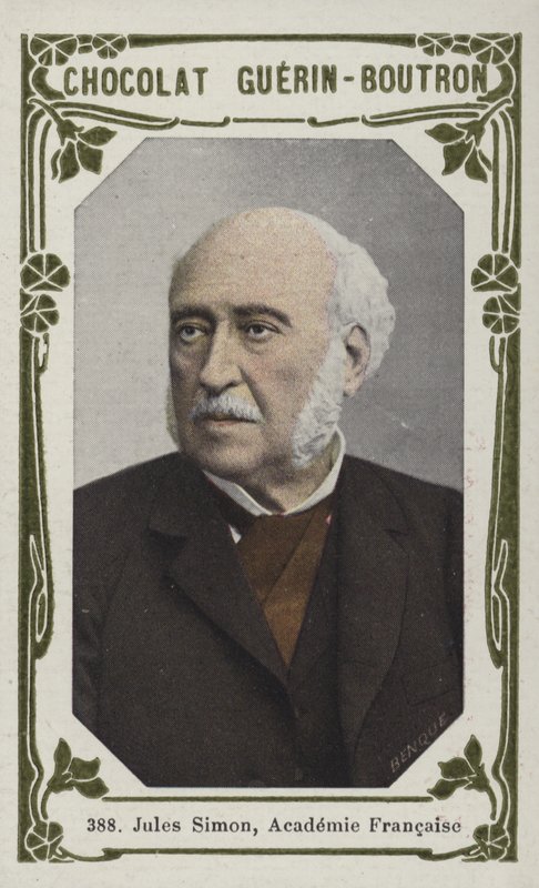 Jules Simon, Academie Francaise (renkli fotoğraf) by French School