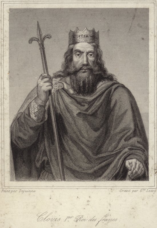 Frank Kralı I. Clovis by French School