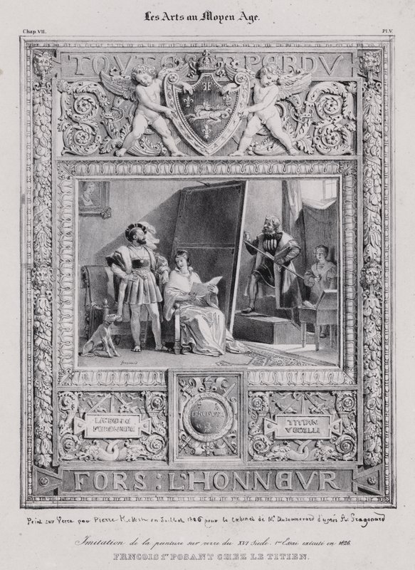 Fransa Kralı I. Francis, İtalyan ressam Titian