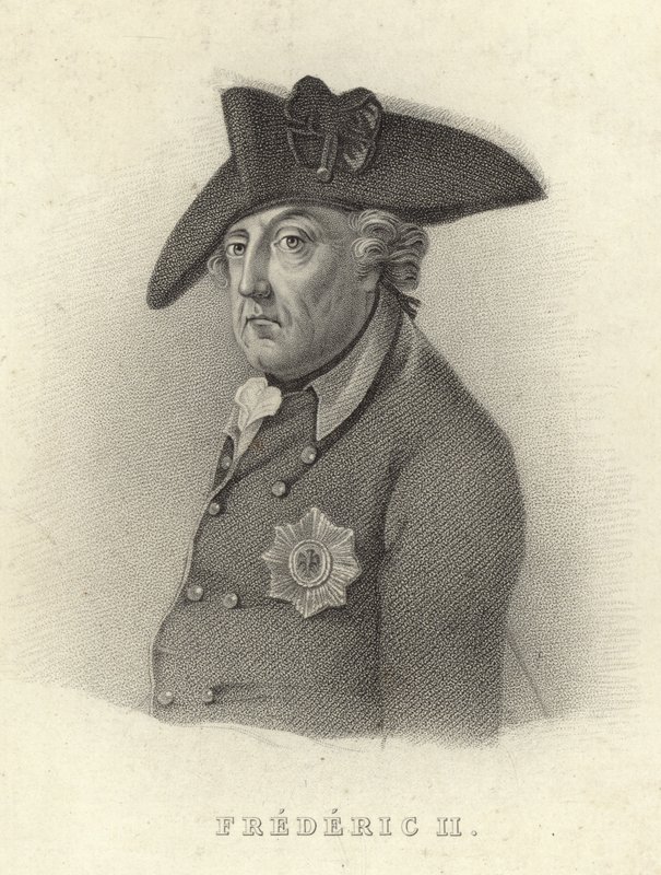 Prusya Kralı II. Friedrich by French School