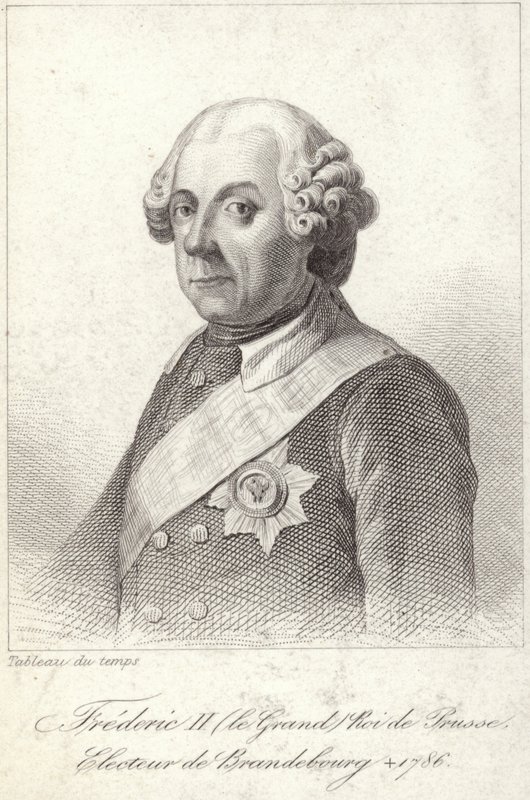 Prusya Kralı II. Friedrich by French School