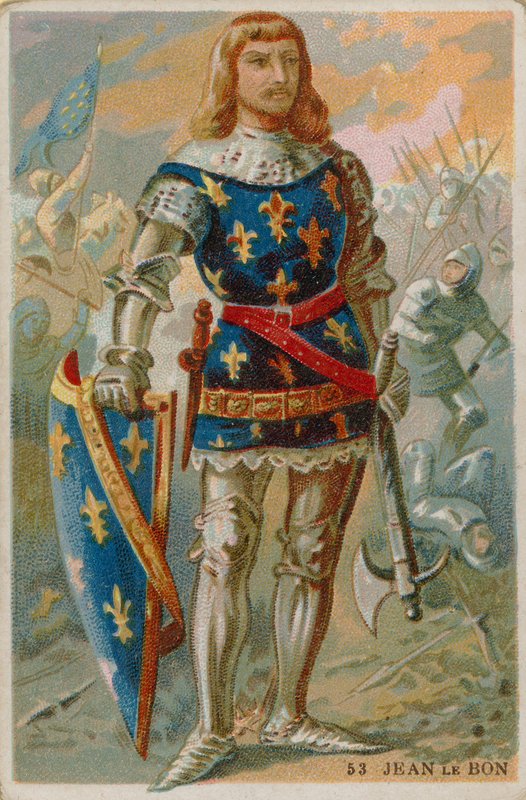 Kral John II, İyi denilen by French School