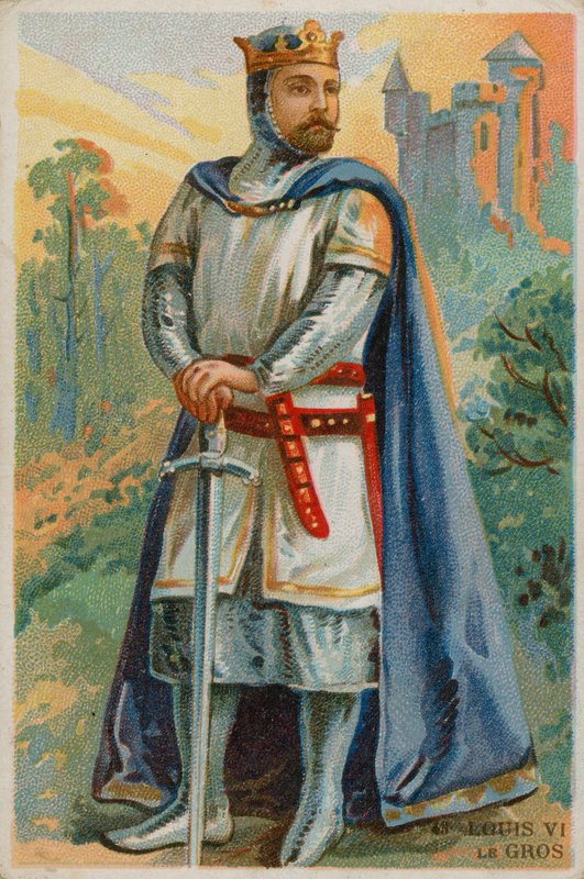 The Fat denilen Kral Louis VI by French School