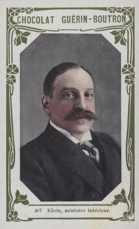 Klotz, İçişleri Bakanı (renkli fotoğraf) by French School