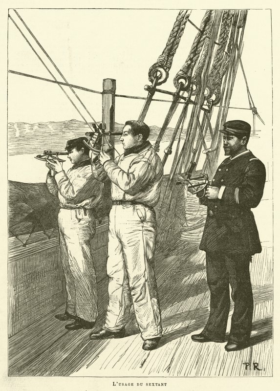 Deniz Okulu (gravür) by French School