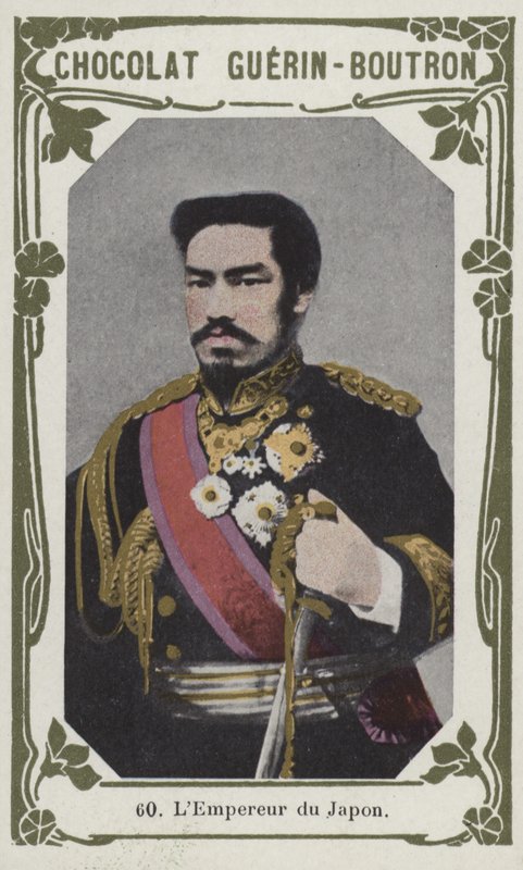 Japonya İmparatoru (renkli fotoğraf) by French School