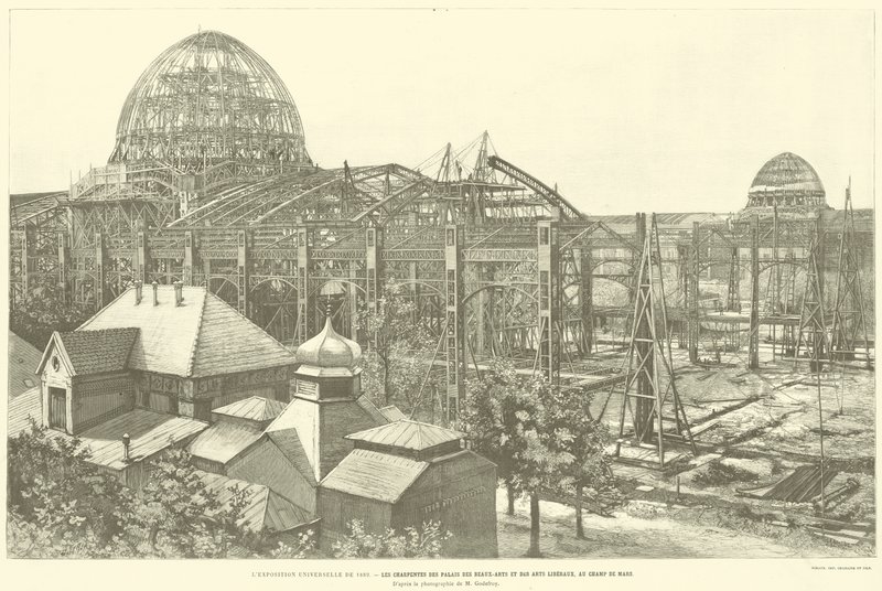 1889 Evrensel Sergisi, Güzel Sanatlar ve Liberal Sanatlar Sarayı