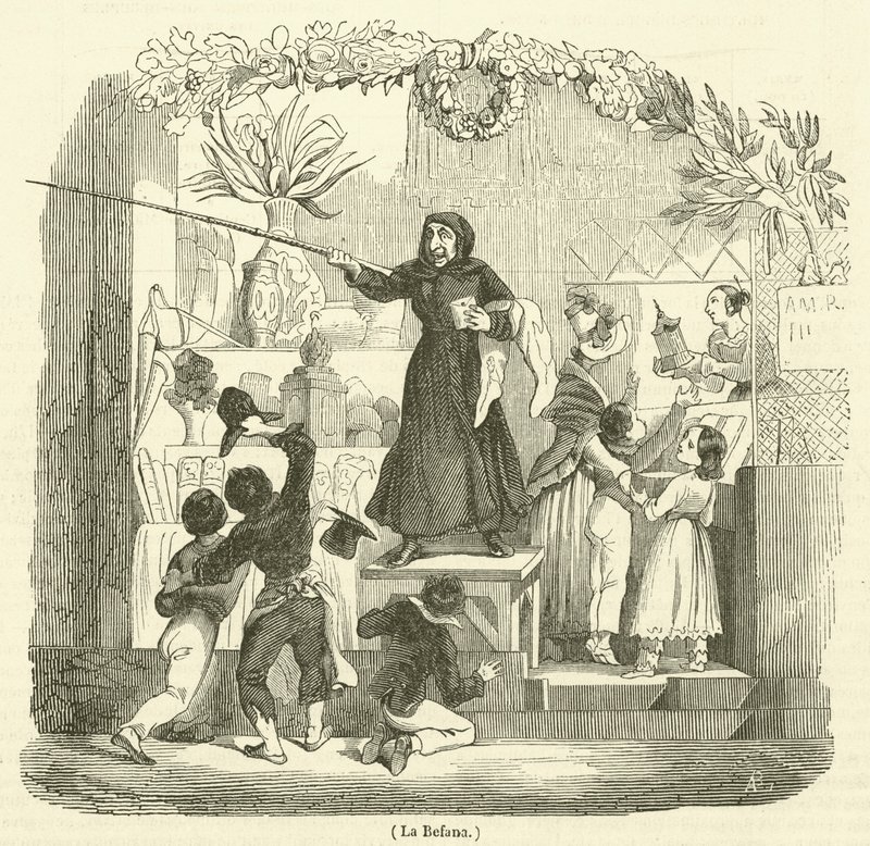 La Befana (gravür) by French School