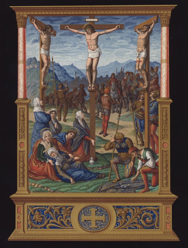 La Calvaire, 15. yüzyılın sonundan kalma Fransız el yazması by French School