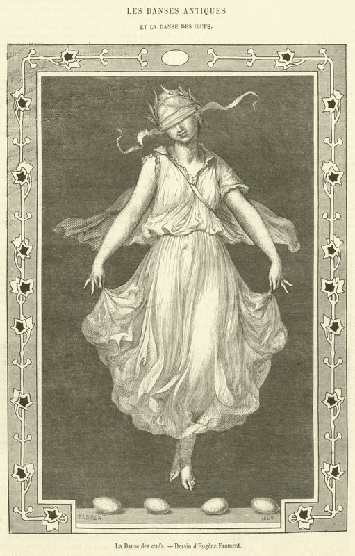 Yumurta Dansı (gravür) by French School
