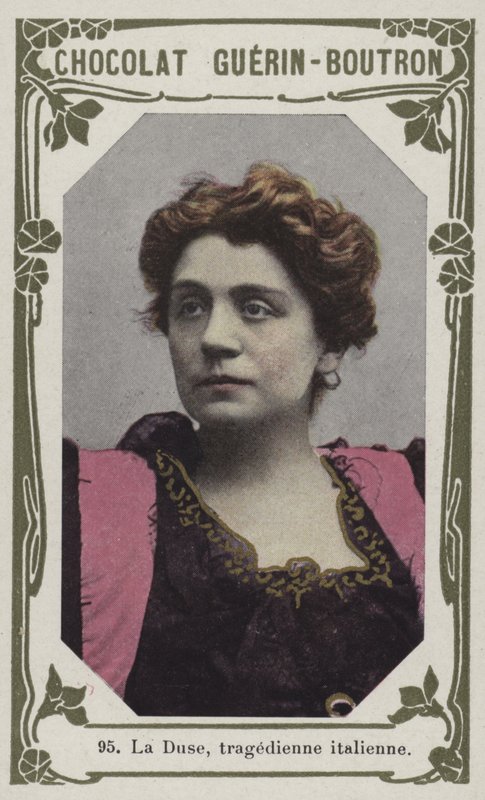 La Duse, İtalyan Trajedisi (renkli fotoğraf) by French School