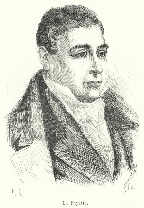 La Fayette (gravür) by French School