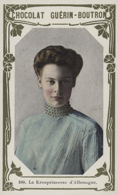 La Kronprincesse dAllemagne (renkli fotoğraf) by French School