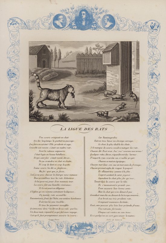 Sıçanlar Birliği (renkli taş) by French School