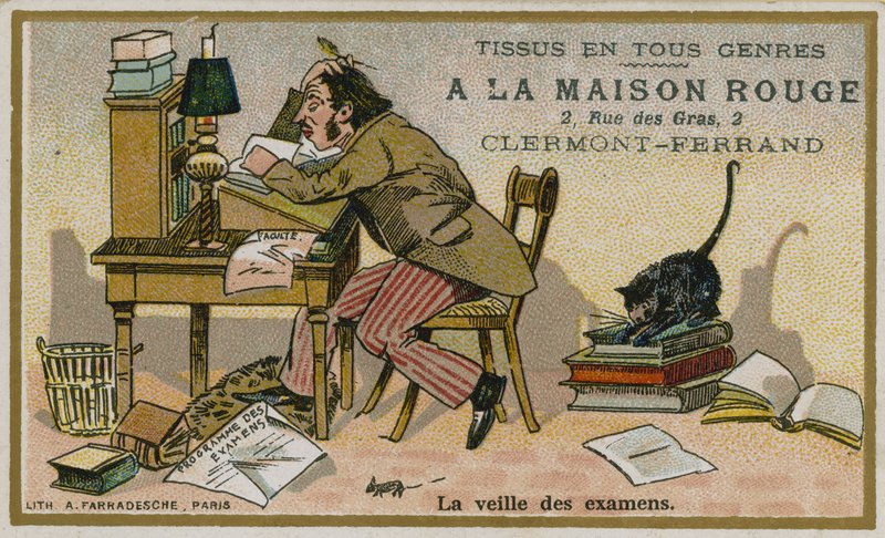 La Maison Rouge ticaret kartı, sınavların arifesinde by French School