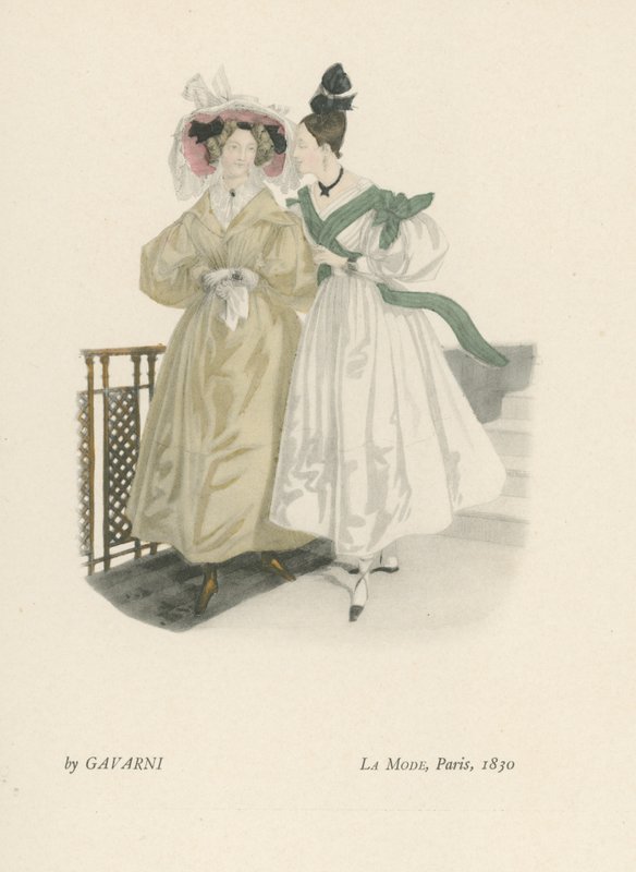 La Mode, Paris, Nisan 1830 by French School
