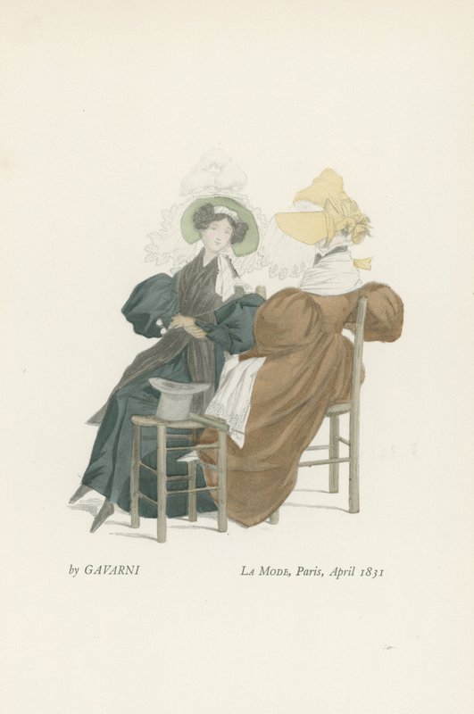 La Mode, Paris, Nisan 1831 by French School