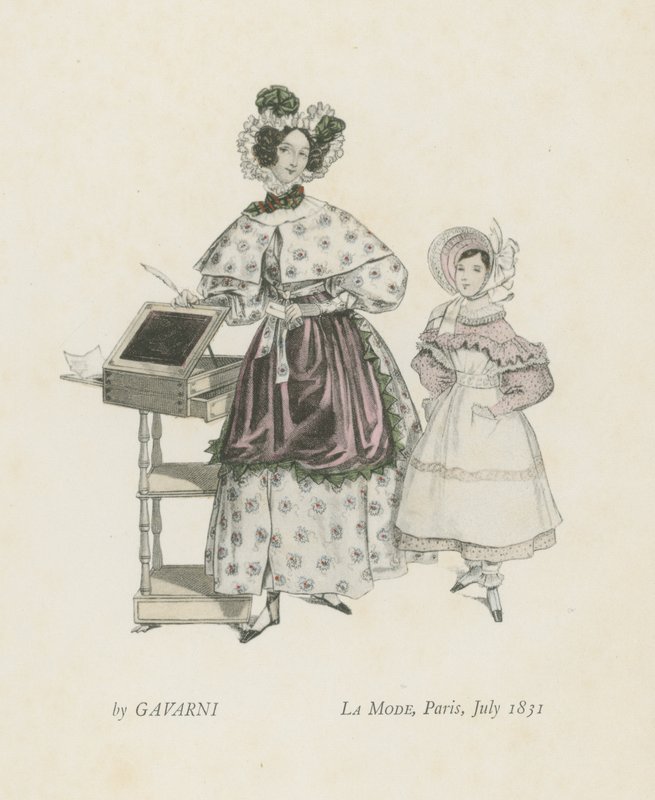 La Mode, Paris, Temmuz 1831 by French School