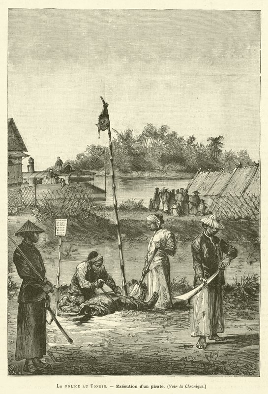 La Police Au Tonein (gravür) by French School
