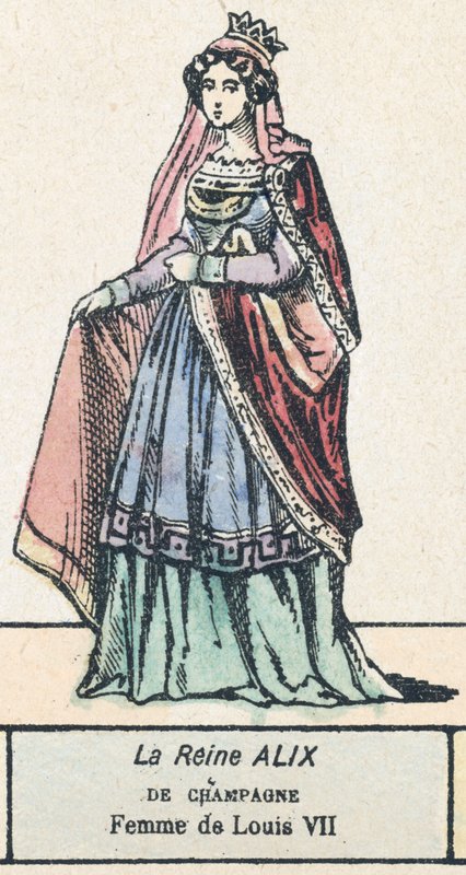 Şampanya Kraliçesi Alix, Louis VII