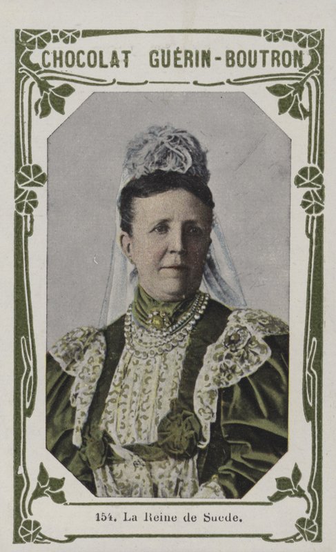 La Reine de Suede (renkli fotoğraf) by French School