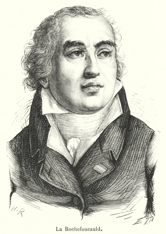 La Rochefoucauld (gravür) by French School