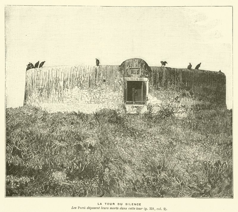 Sessizlik Kulesi (gravür) by French School