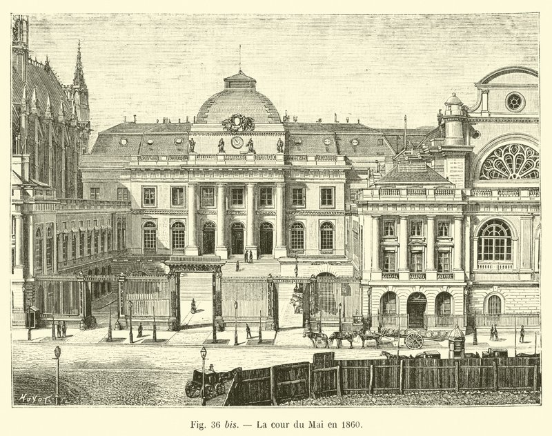 1860 yılında Mayıs mahkemesi by French School