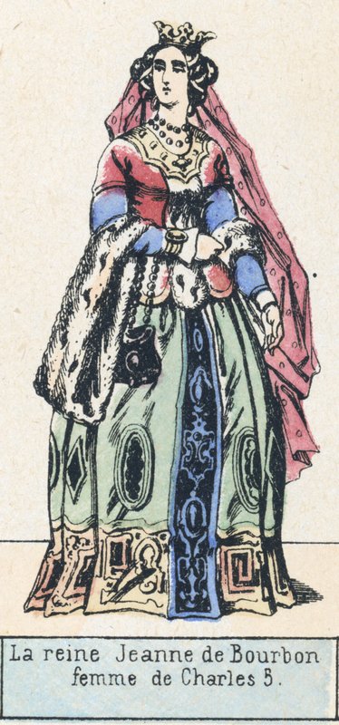 Bourbon Kraliçesi Joan, Charles 5