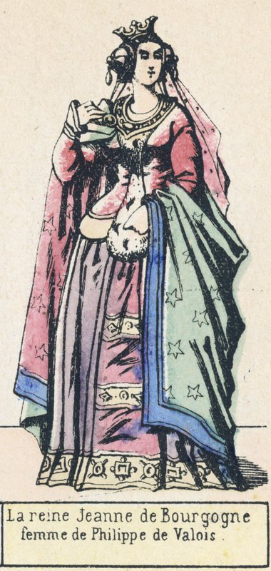 Burgonya Kraliçesi Joan, Philippe de Valois