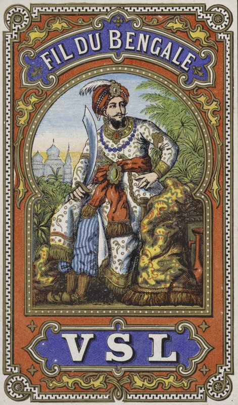 Bengal ipliği için etiket by French School