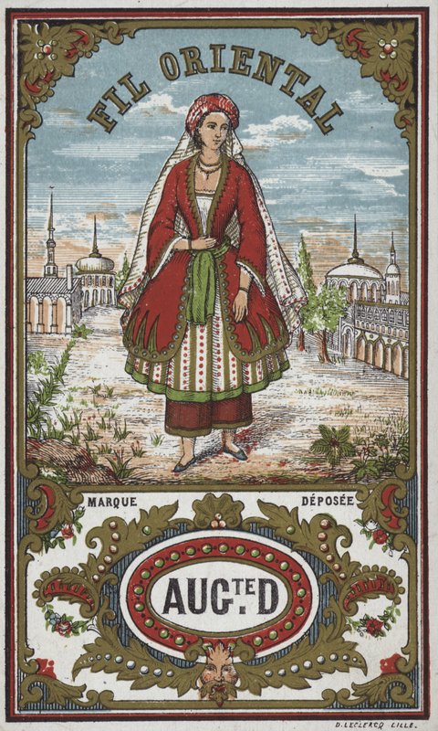 Oryantal iplik için etiket by French School