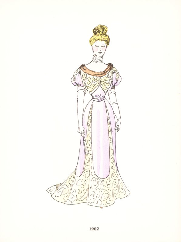 Bayan modası, 1902 by French School