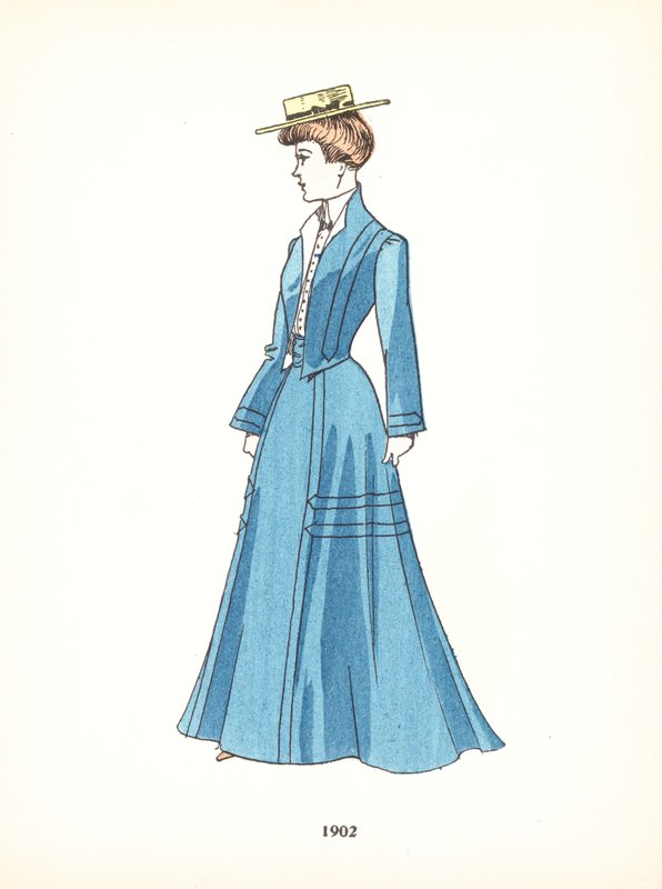 Bayan modası, 1902 by French School