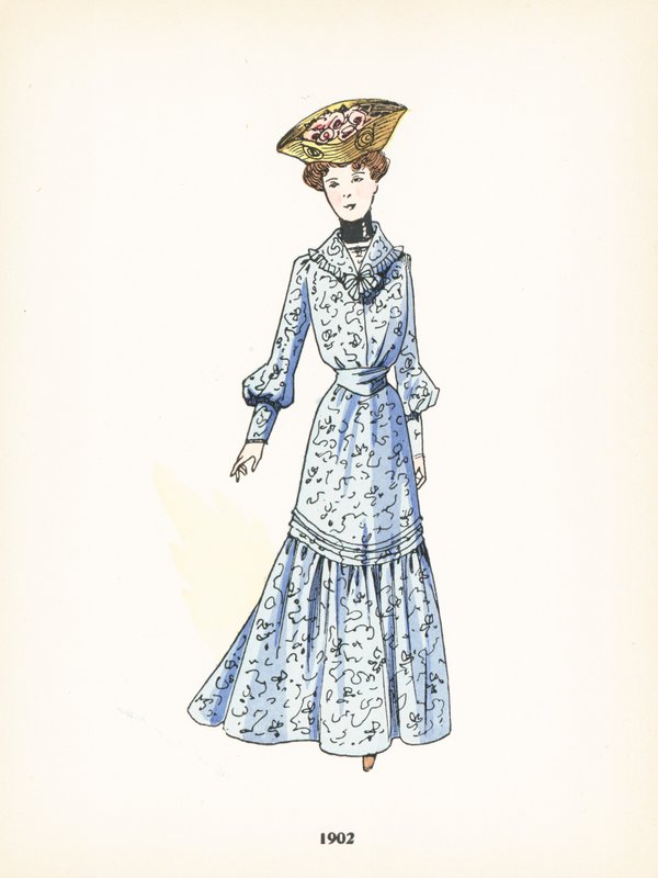 Bayan modası, 1902 by French School