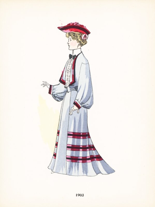Bayan modası, 1903 by French School